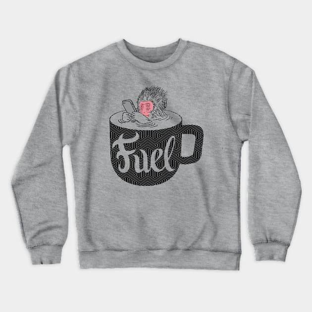 Coffee is Fuel Crewneck Sweatshirt by Moe Tees